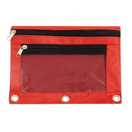 Quinlirra Easter Clearance Pencil Pouch 3 Ring  Zipper Pencil Pouches Case Binder Cosmetic Bag Gifts for Women