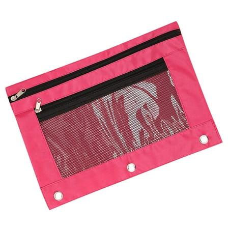 FHKOEGHS Easter Crafts Pouch Pencil Pouch 3 Ring Fabric Pencil Pouches Black Pencil Case Pencil Bags Pencil Bags with Zipper Zipper