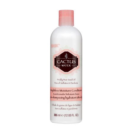 HASK Weightless Moisture Conditioner Sulfate Free Cactus Water and Prickly Pear Seed Oil, 12 Fl Oz