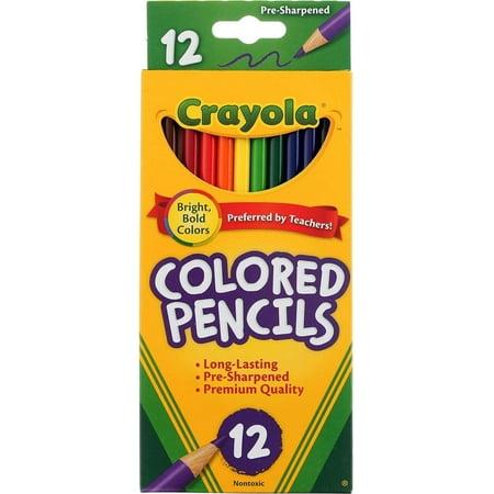 Crayola 68-4012 Long Colored Pencils 12 Count  Pack of 14