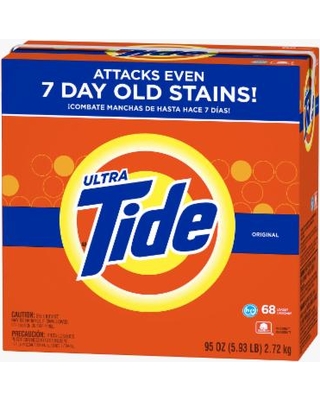Tide 84997 Ultra He Original Scent Powder Laundry Detergent, 68 Loads - 95 Oz.