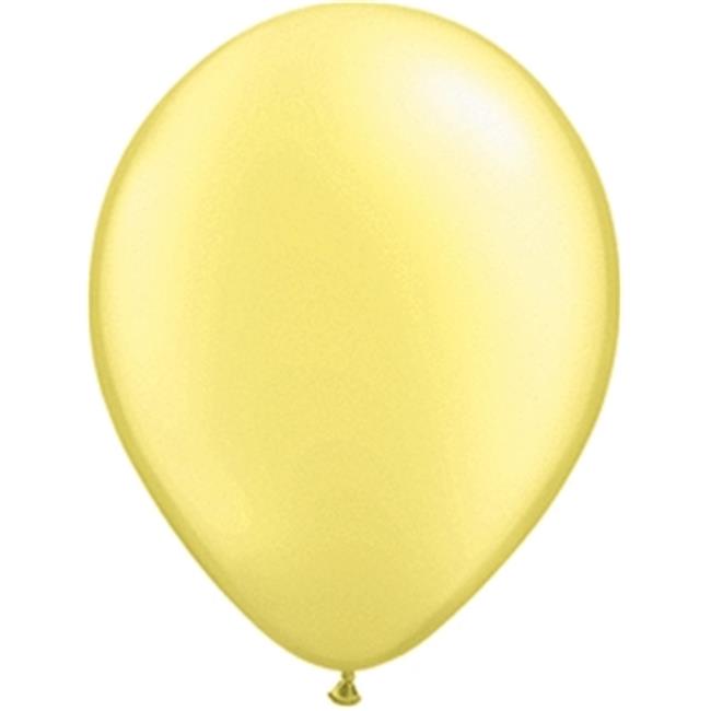 11 in. Pearl Lemon Chiffon Latex Balloon