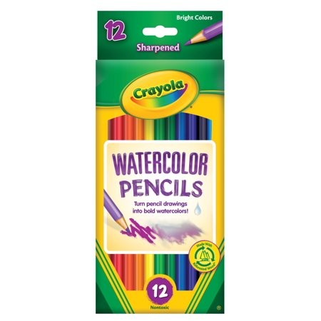 Crayola Watercolor Pencils 12 Ct 2 Pk | Drawing Pencils | Watercolor Paint Alternative | Craft Supplies | Vibrant Color Pencils | Colored Pencils for 