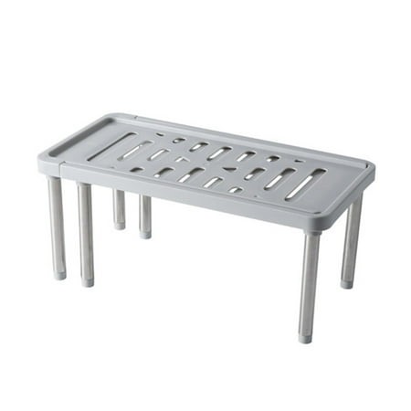XM Culture Cabinet Shelf Multifunctional Expandable PP Stackable Counter Storage Shelf for Kitchen