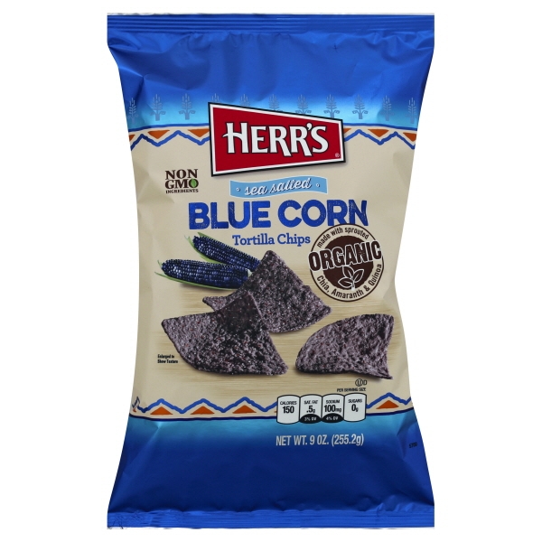 Sea Salted Blue Corn Tortilla Chips