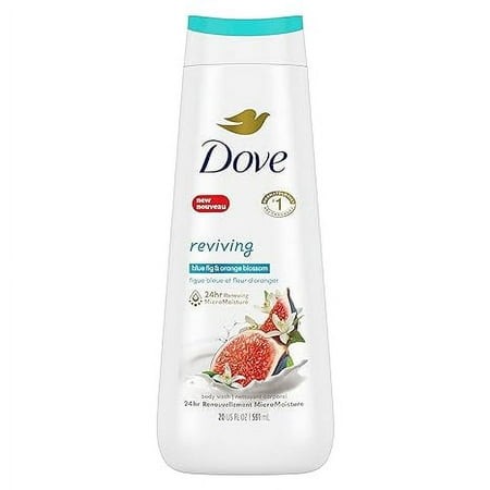 Dove Body Wash Reviving Blue Fig & Orange Blossom for Renewed  Healthy Looking Skin Gentle Skin Cleanser with 24hr Renewing MicroMoisture 20 Oz