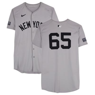 Nestor Cortes Jr. New York Yankees Game-Used #65 Gray Nike Jersey Vs. Tampa Bay Rays on July 11, 2024