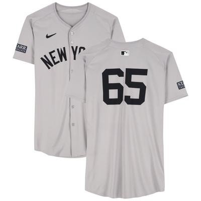 Nestor Cortes Jr. New York Yankees Game-Used #65 Gray Nike Jersey Vs. Boston Red Sox on July 26, 2024