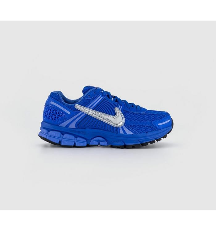 Nike Womens Zoom Vomero 5 Trainers Racer Blue Metallic Silver Light, 5.5