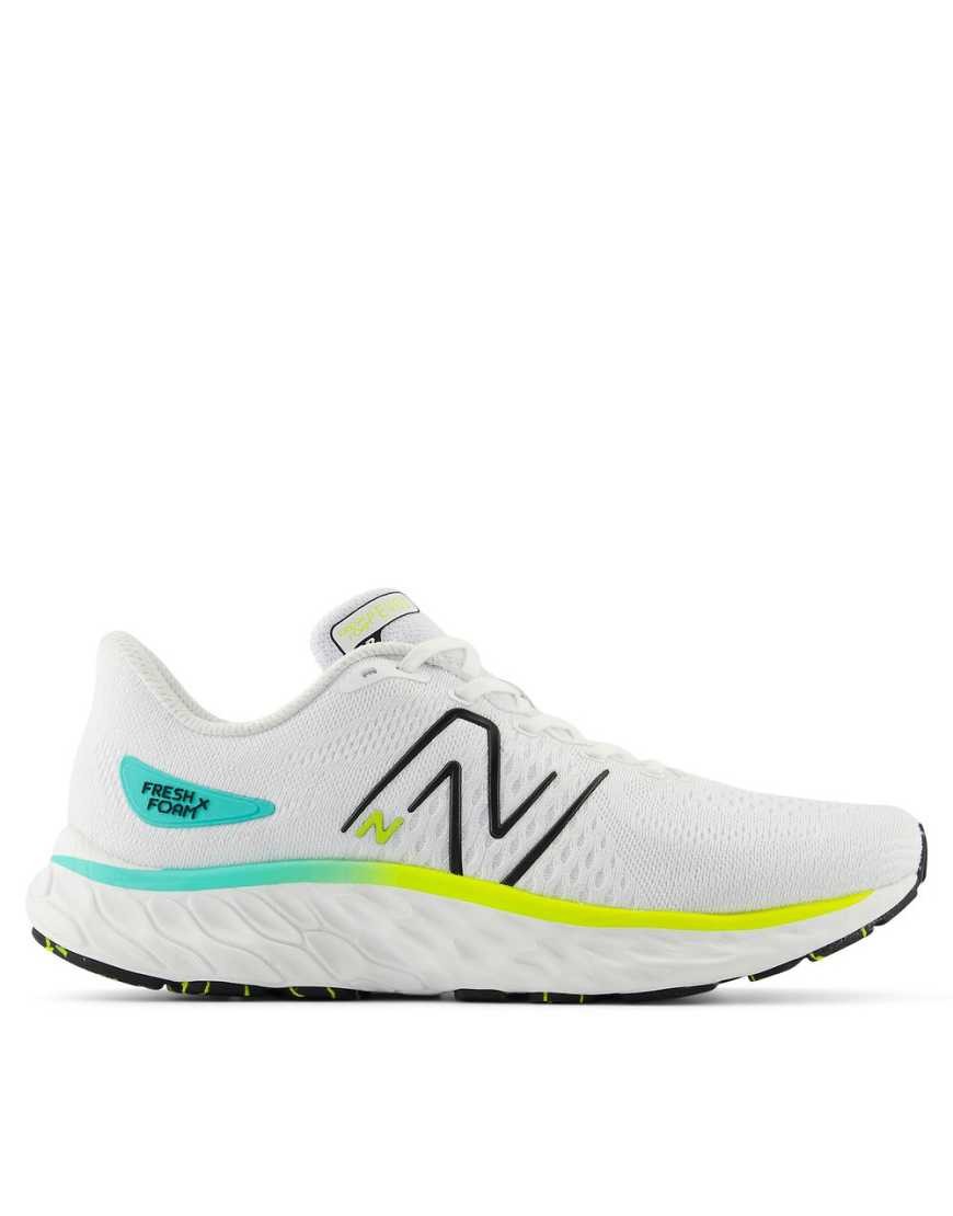 New Balance Fresh Foam X Evoz V3 Trainers in White and Blue