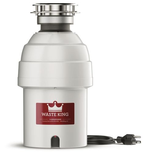 Waste King Garbage Disposal Continuous Feed Legend Series 1 HP Stainless Steel