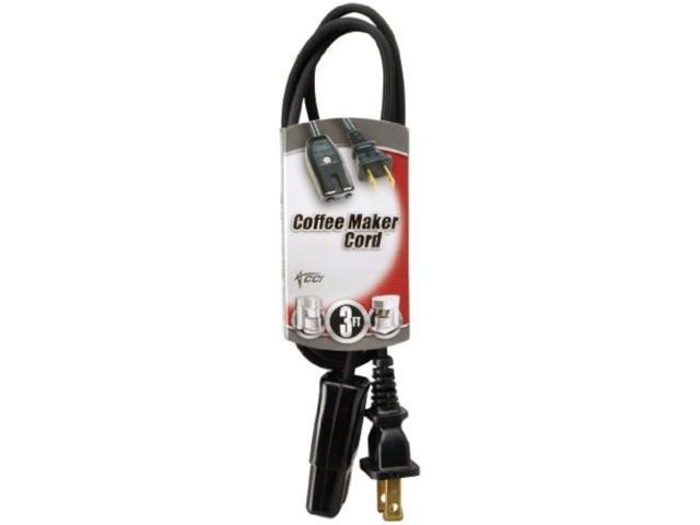 Coleman Cable 93038808 9303 Ext Cord, 3-Foot, Black