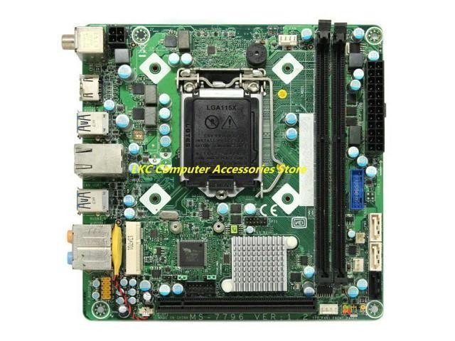For X51 R2 Desktop Motherboard MS-7796 PGRP5 0PGRP5 CN-0PGRP5 Mainboard LGA1150 DDR3 ITX H87 100%Tested