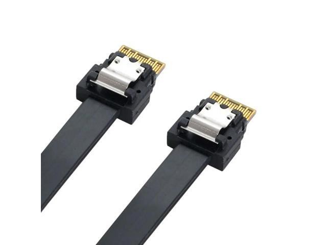 For SFF-8654 Slim SAS Target PCI-E Slimline 38pin Host to SAS 4.0 SFF-8654 4i Cable