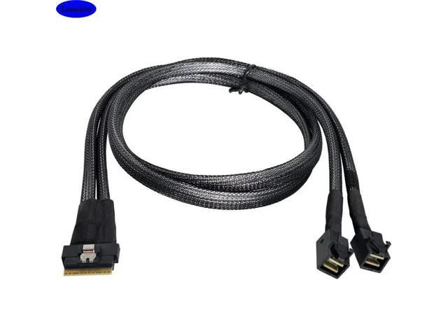 For MINI SFF-8654 8i 4.0 to 4X SAS SFF-8643 Server Connection Cable