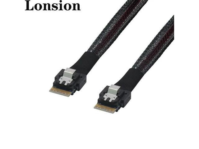 For SAS SFF-8654 4i 38P to SFF-8654 4I Server High Speed Connection Cable