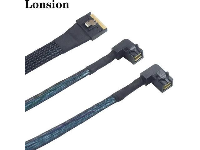 For MINI SAS Slimline SFF-8654 8i 4.0 to SAS HD SFF-8643 Con Tion Cable