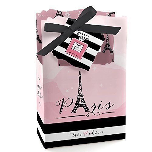 Paris, Ooh La La - Paris Themed Baby Shower or Birthday Party Favor Boxes - Set