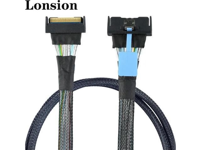 For SAS SFF-8654 8I 5.0 74P PCIE to SFF-8654 Con Tion Cable