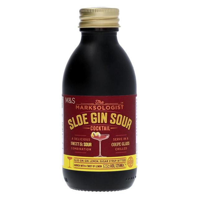 M & S the Marksologist Sloe Gin Sour Cocktail, 125ml