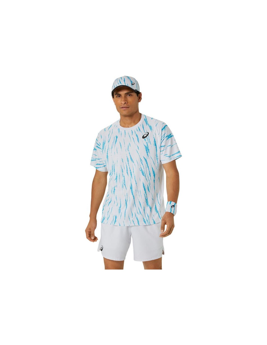 Camiseta De Tenis Asics Game Ss Top Hombre Blanco