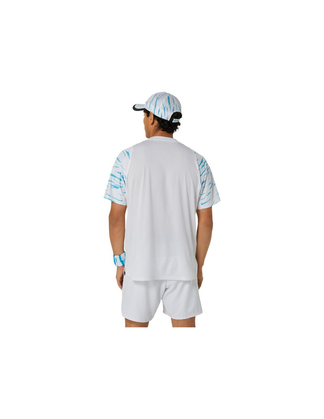 Camiseta De Tenis Asics Game Ss Top Hombre Blanco thumbnail