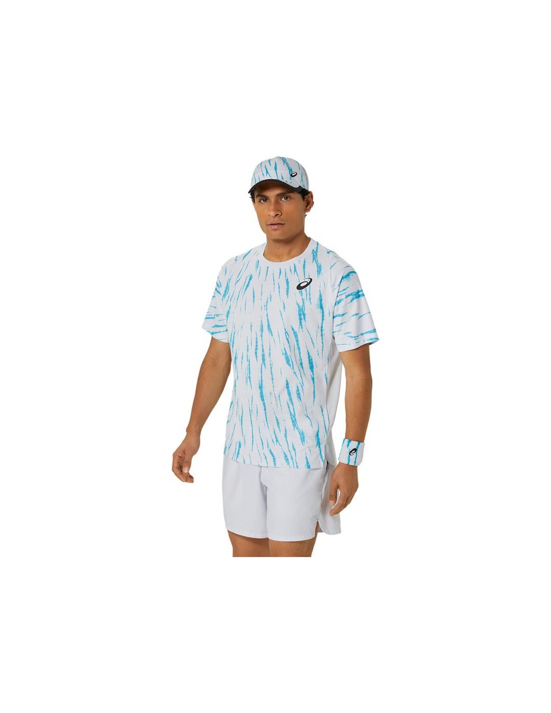 Camiseta De Tenis Asics Game Ss Top Hombre Blanco thumbnail