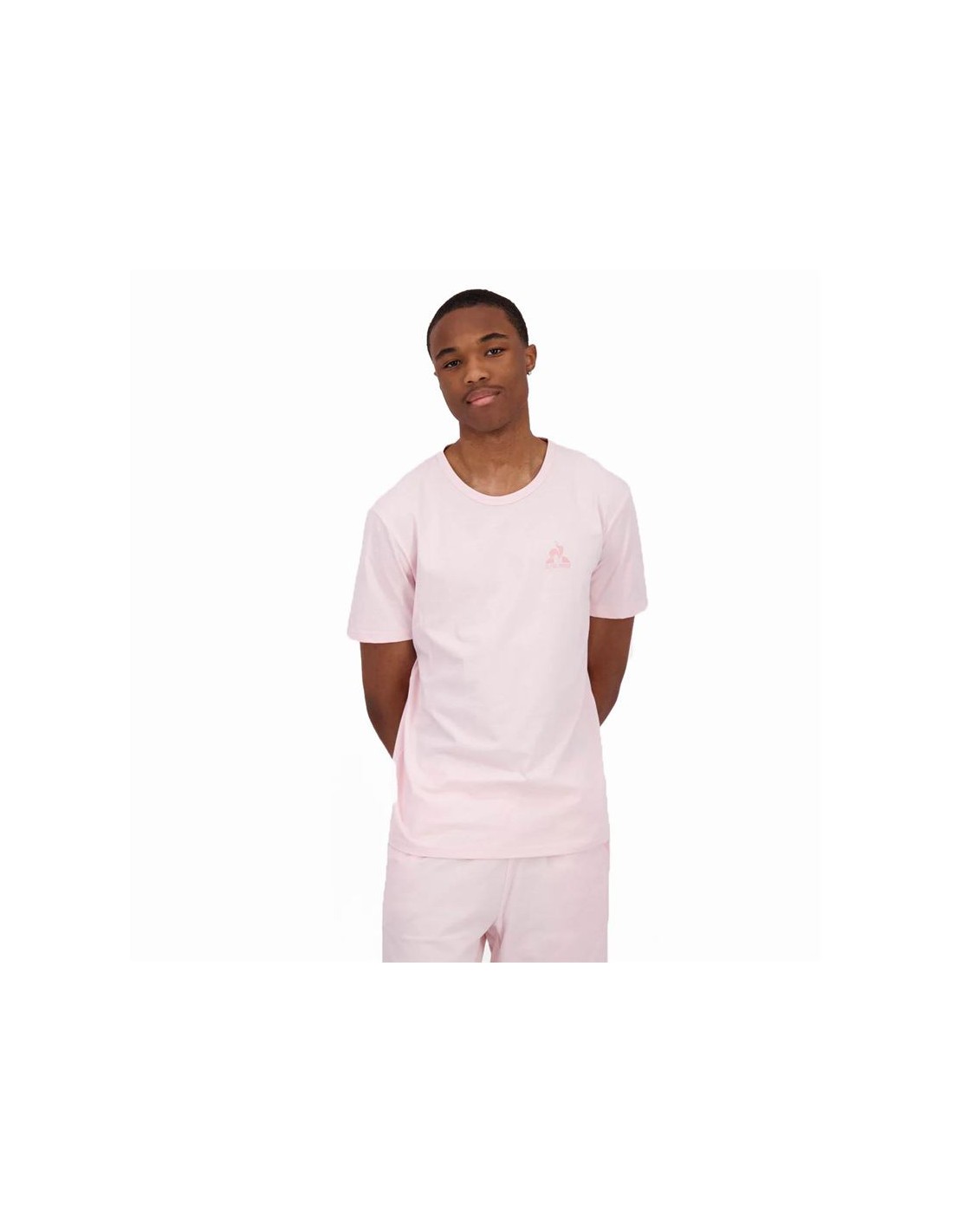 Camiseta Le Coq Sportif Monochrome N°3 Hombre Rosa
