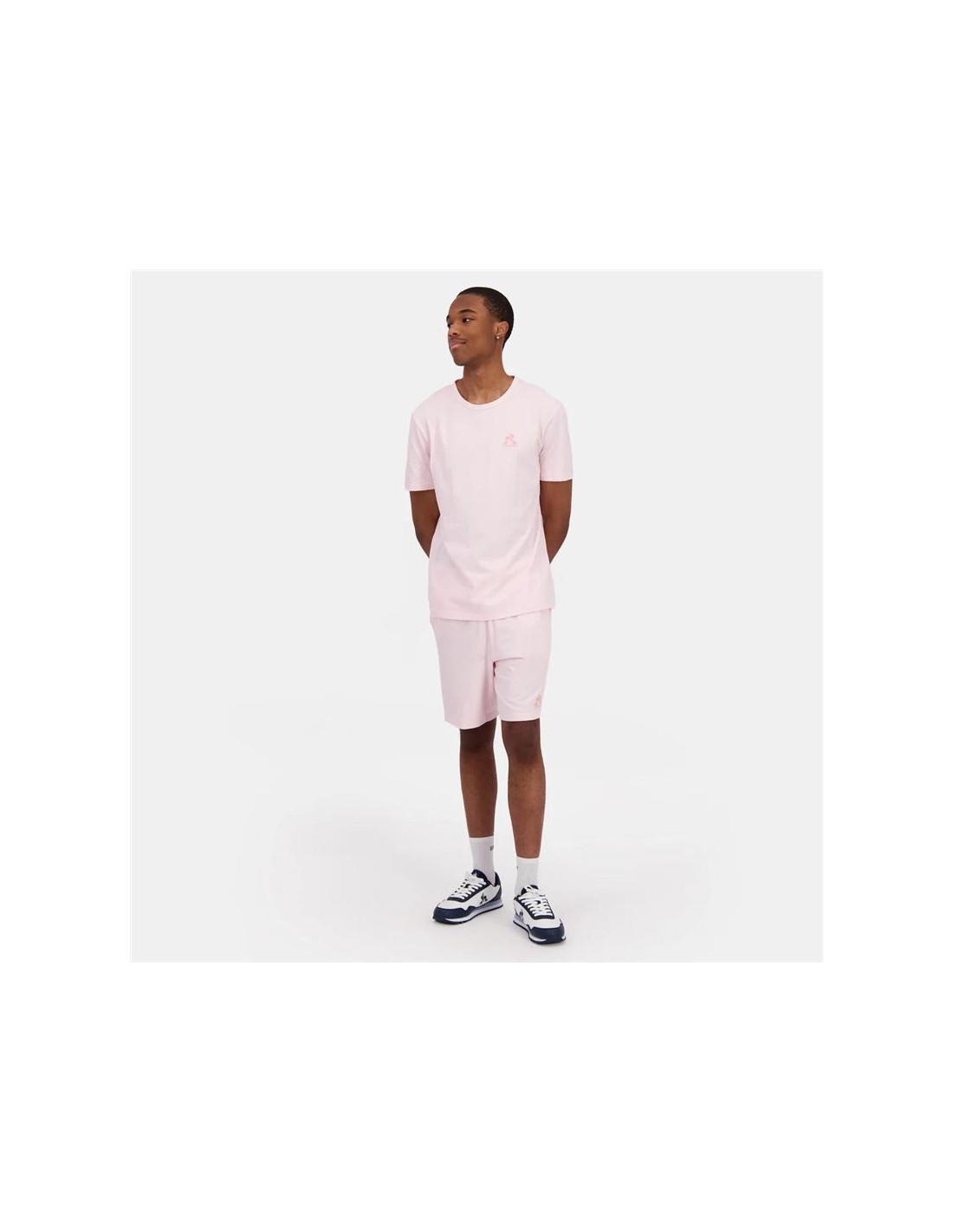 Camiseta Le Coq Sportif Monochrome N°3 Hombre Rosa thumbnail
