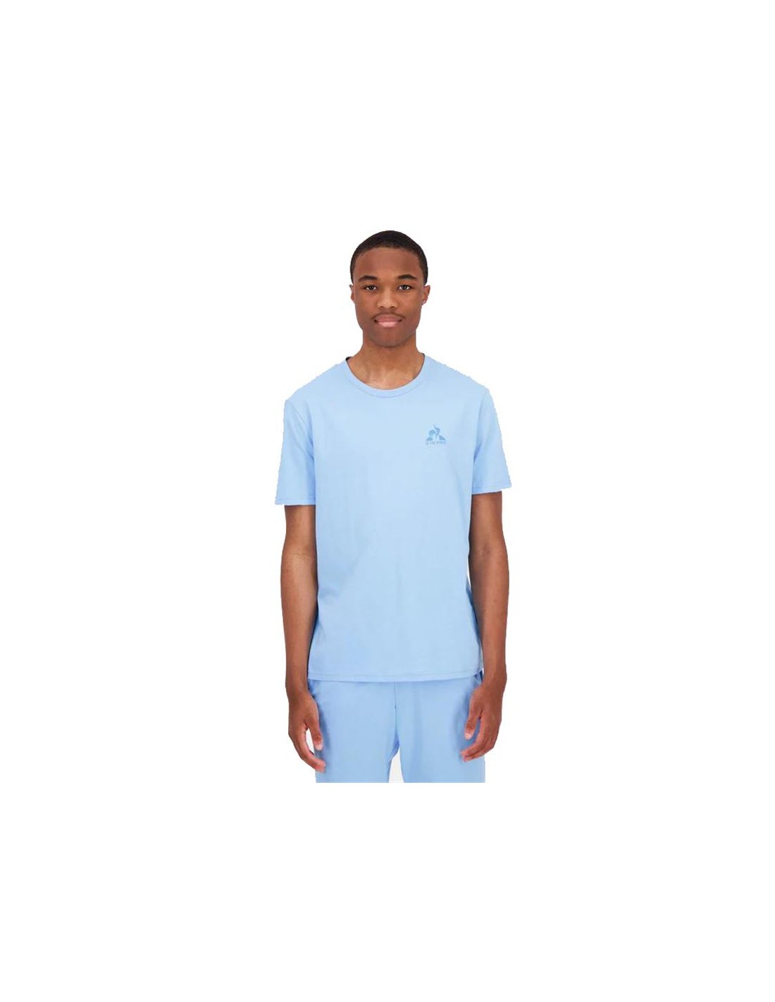 T-shirt Le Coq Sportif Monochrome N3 Short Sleeve Light Blue - XL
