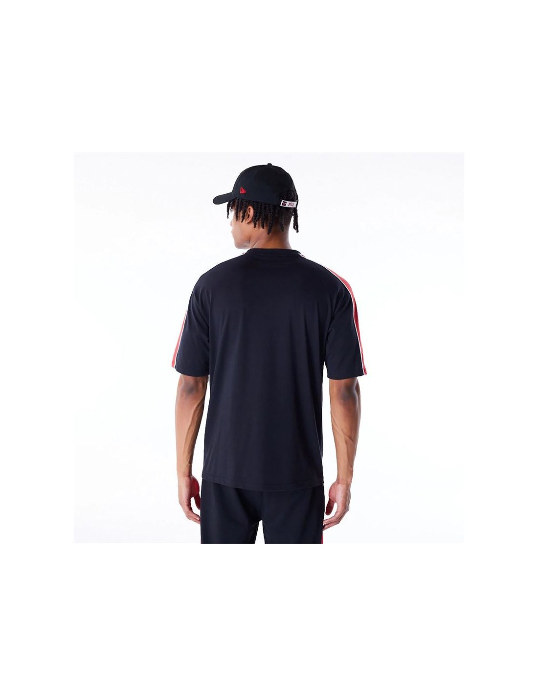 Camiseta New Era Nba Panel Os Chicago Bulls Negro Hombre thumbnail