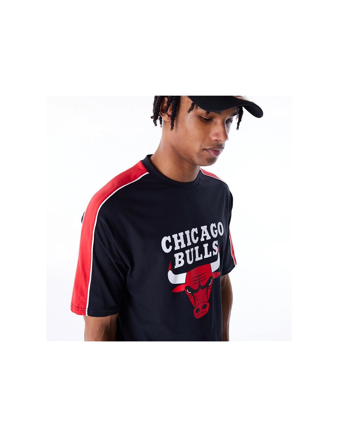 Camiseta New Era Nba Panel Os Chicago Bulls Negro Hombre thumbnail