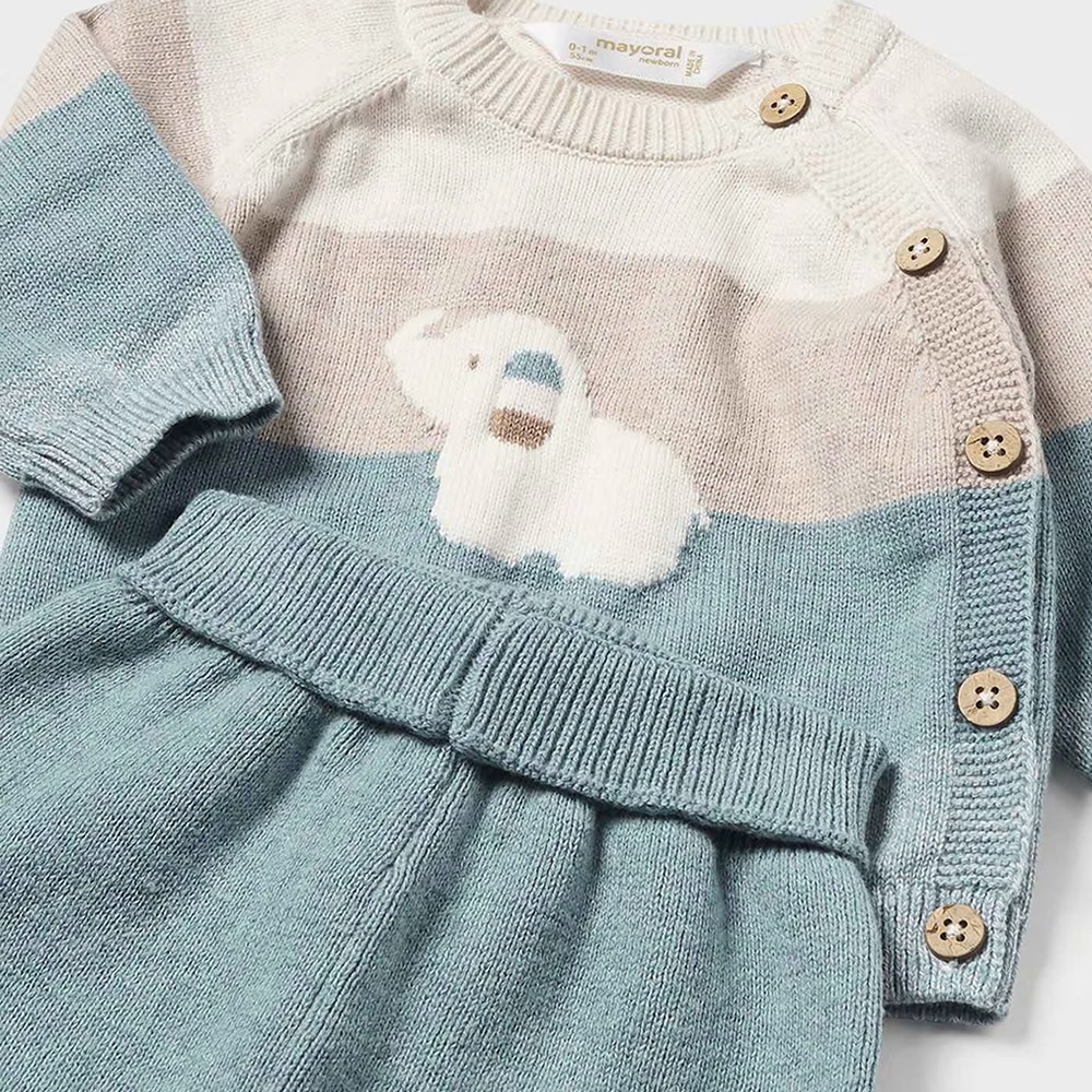 Completo Tricot Elefantino 2518 Neonato Mayoral Iceberg