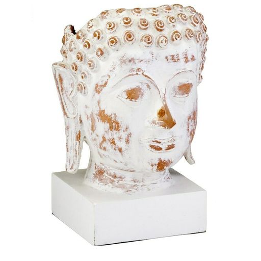 Reliquia White Ceramic Buddha Bust