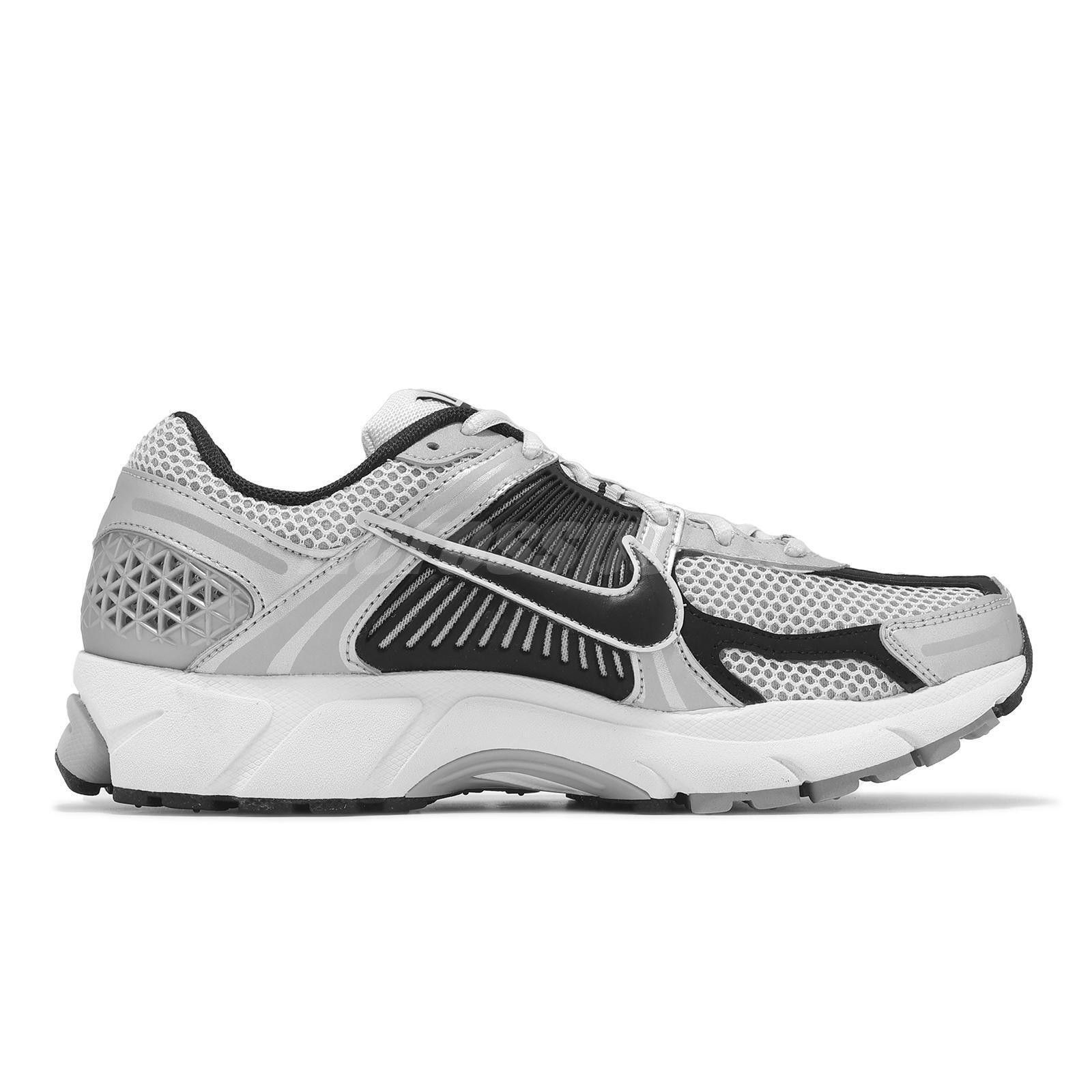 Nike Women's Zoom Vomero 5 Trainers Metallic Silver Black Pure Platinum Multi, 6 thumbnail