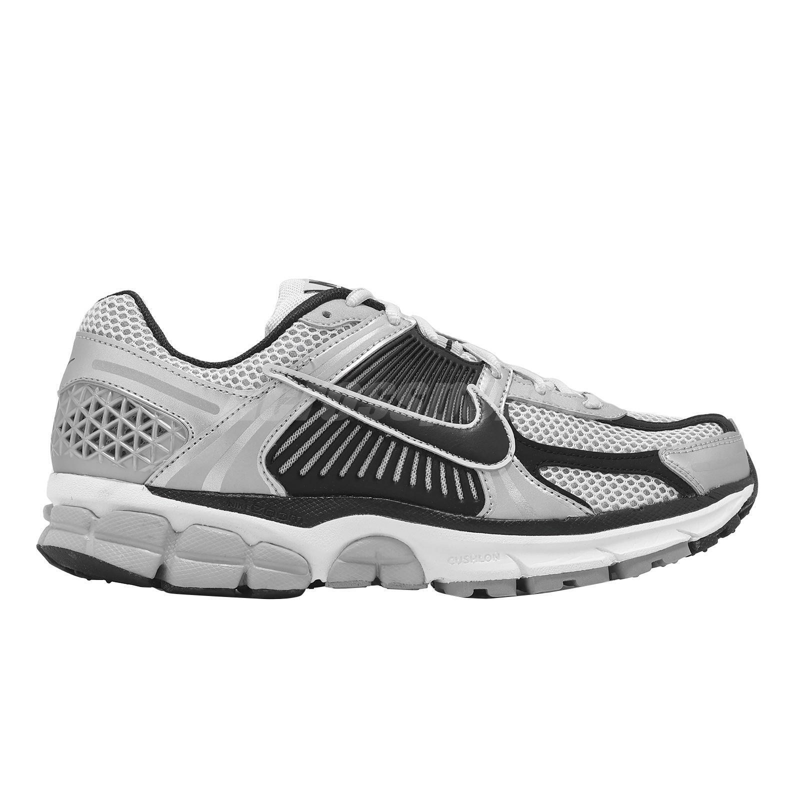 Nike Women's Zoom Vomero 5 Trainers Metallic Silver Black Pure Platinum Multi, 6 thumbnail