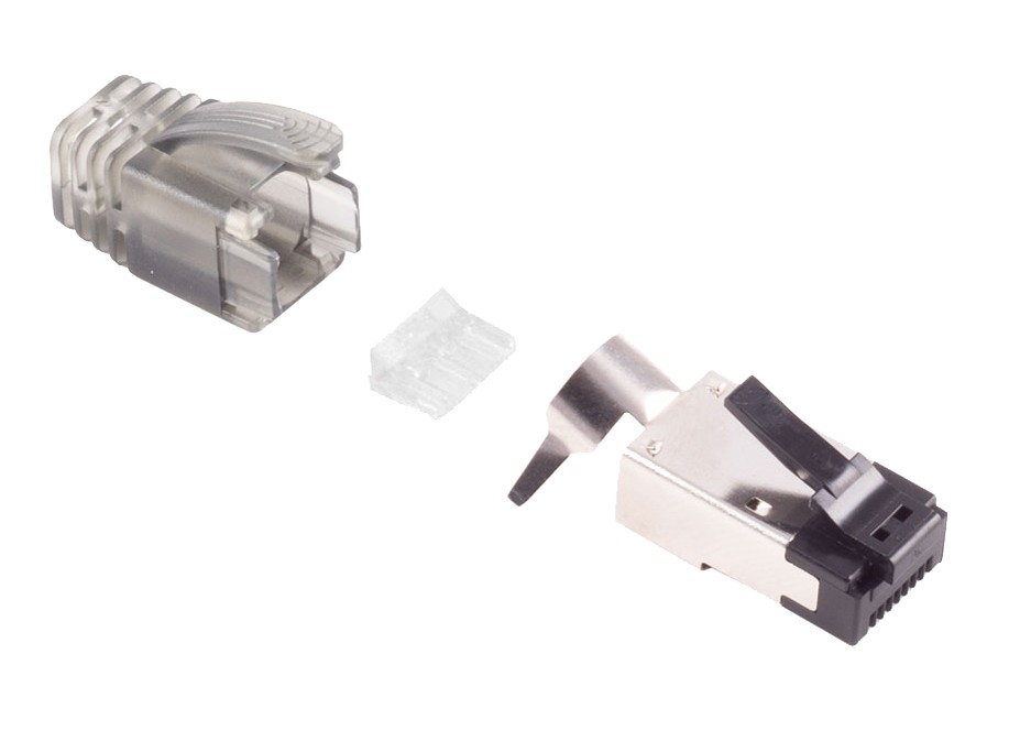 FLEXLINE RJ45 Stecker Für Rundkabel, Kat. 5-6A, Geschirmt