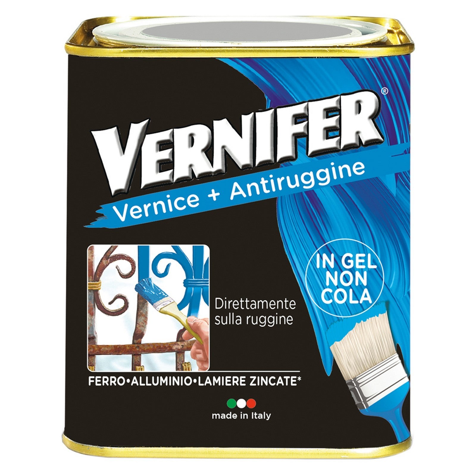 Vernice Antiruggine Vernifer Ml. 750 - Grigio Medio (4875) 930012nlm