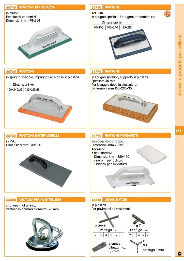 10pz Frattone Polistirolo Con Spugna Mm.290x150x35 5797 thumbnail