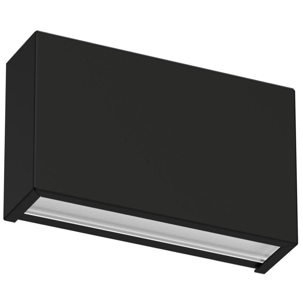 LED Wandleuchte Box W2 in Schwarz 2x 5W 1092lm