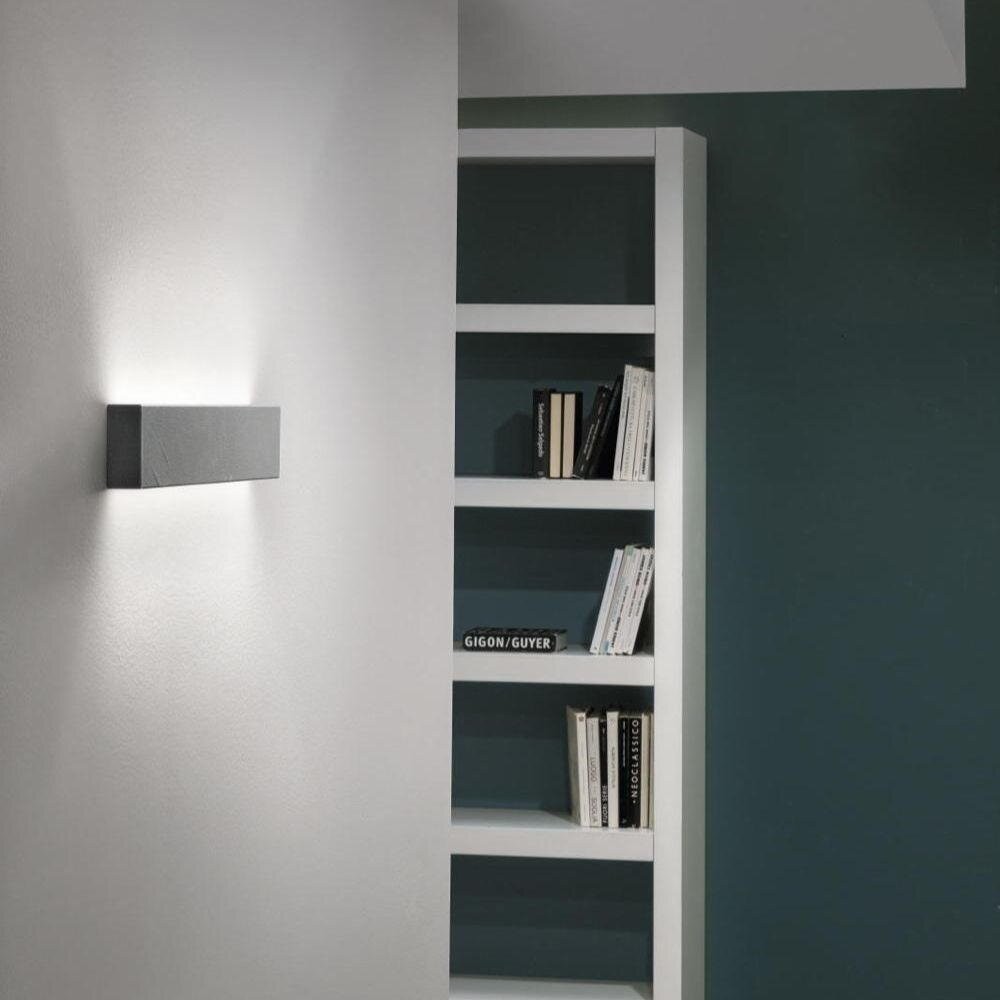LED Wandleuchte Box W2 in Schwarz 2x 5W 1092lm thumbnail