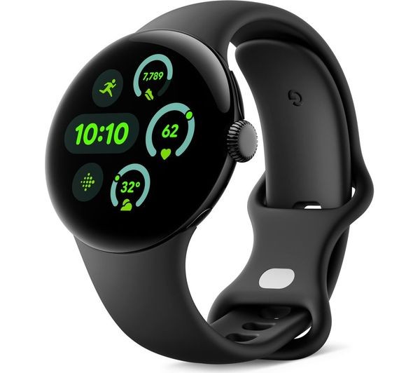 GOOGLE Pixel Watch 3 4G LTE - Black, Obsidian Band, 41 Mm