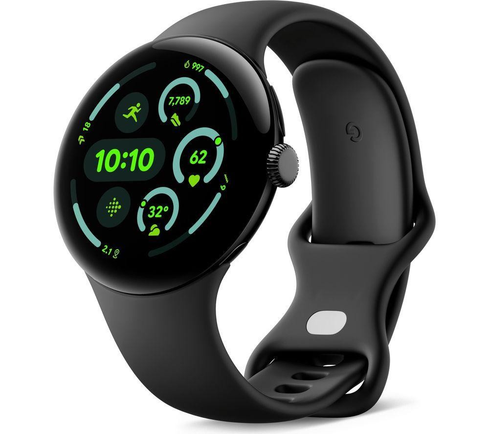 Google Pixel Watch 3 45mm Qualcomm Cortex M33 32GB Wifi Smartwatch with Band - Matte Black