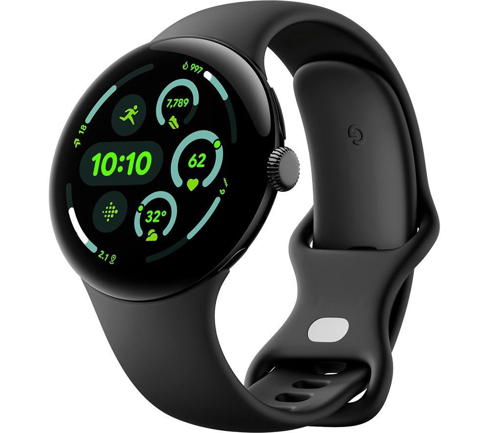 Google Pixel Watch 3 AMOLED 45 Mm Digital Touchscreen 4G Black Wi-Fi G