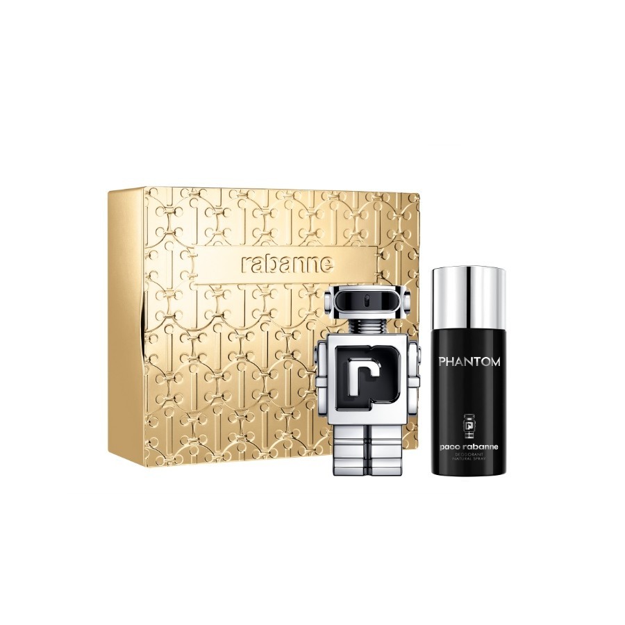 Paco Rabanne Phantom Eau De Toilette Spray 100ml Set 2 Pieces