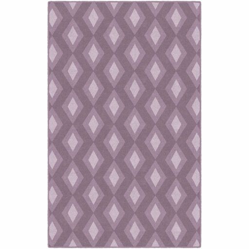 Brumlow Mills Diamonds Simple Trellis Blue Nylon Area Rug - 5 X 8