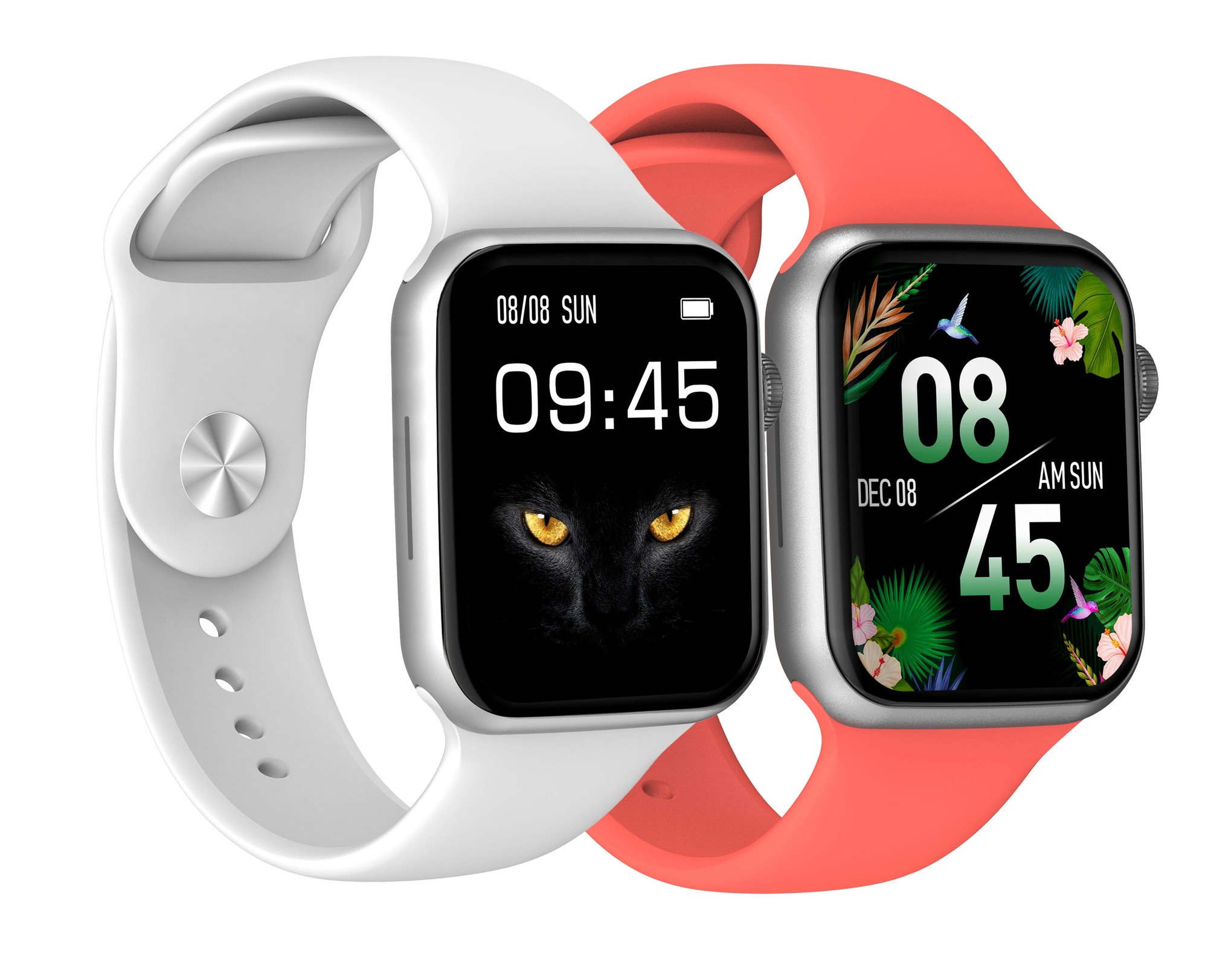 DCU Advance Tecnologic 34157044 Smartwatch E Orologio Sportivo 485 Cm (1.91) IPS 44.5 Mm Digitale 240 X 280 Pixel Touch Screen Argento