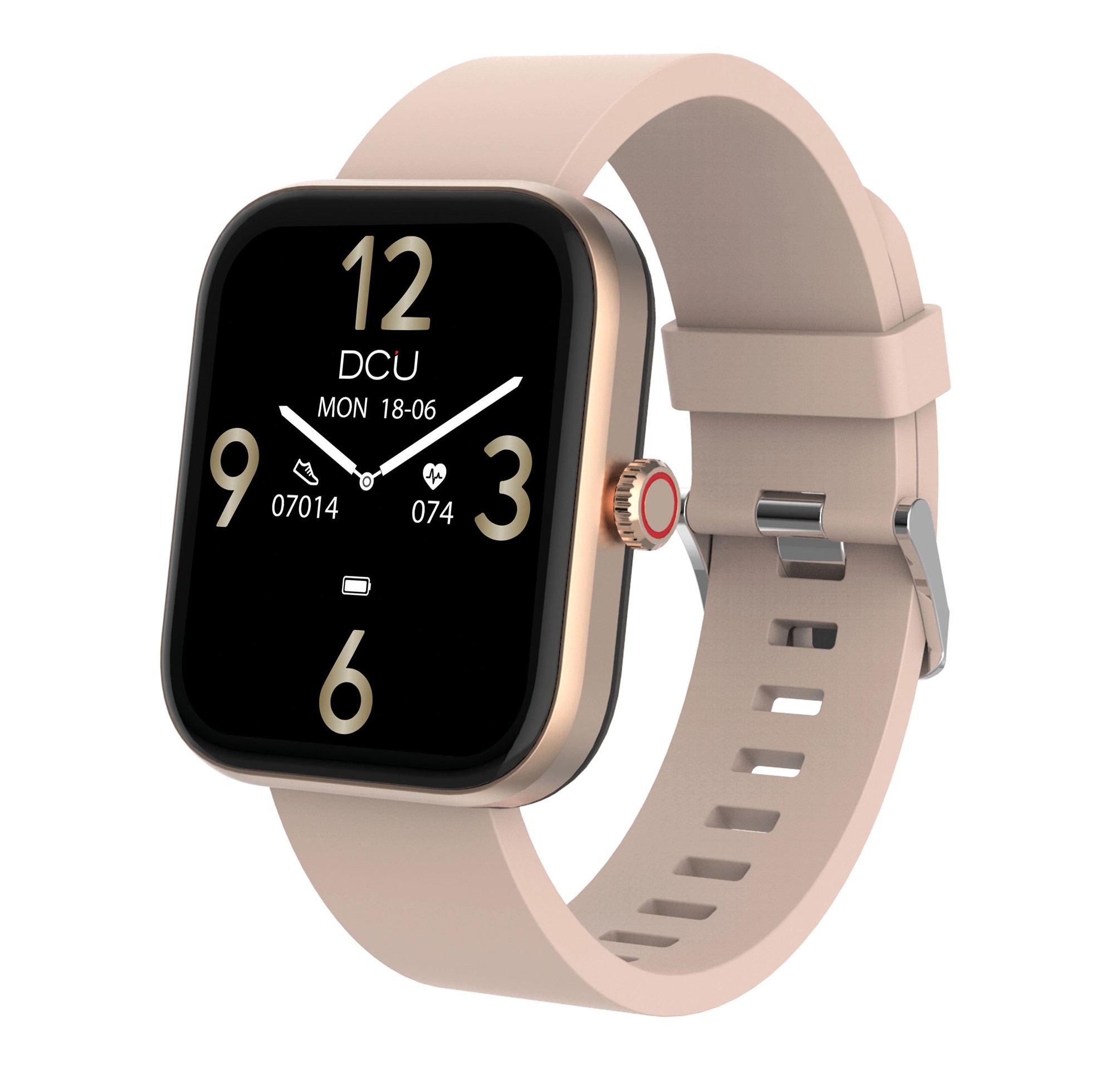 DCU Advance Tecnologic 34157064 Smartwatch E Orologio Sportivo 457 Cm (1.8) TFT 44.5 Mm Digitale 240 X 286 Pixel Touch Screen Verde Rose Gold