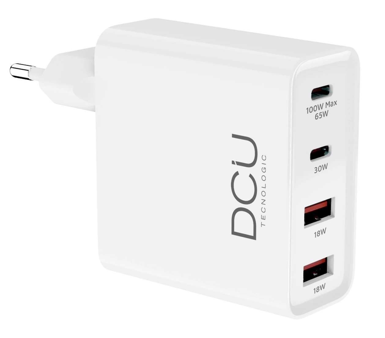 DCU Advance Tecnologic GaN Universale Bianco AC Ricarica Rapida Interno