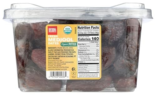 Natural Delights Organic Pitted Medjool Dates 680g thumbnail